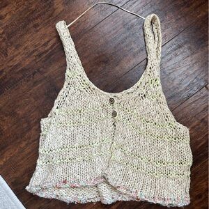 Free People Crochet Tank